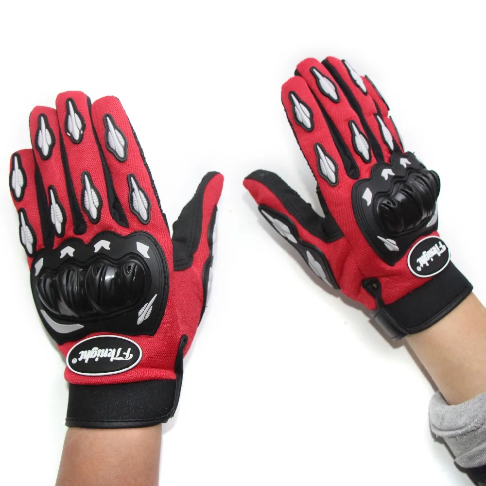 Мотоциклетная Нескользящая жесткая оболочка перчатки на весь палец