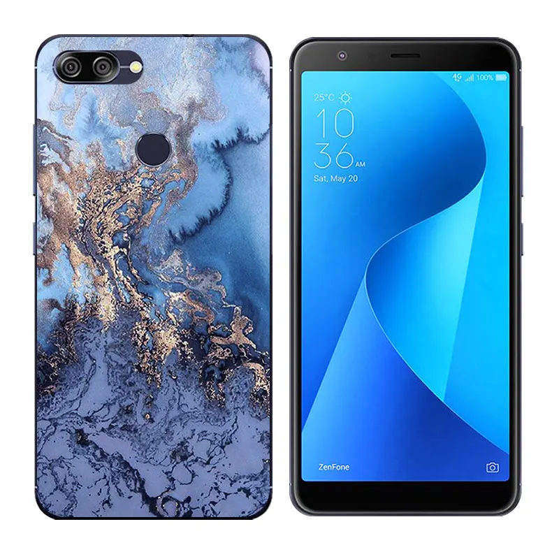 Для ASUS Zenfone Max Plus M1 чехлы из ТПУ с принтом сосны ZB570TL X018D X018DC Силиконовая задняя