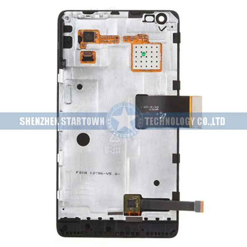 10 шт./лот черный ЖК сенсорный дигитайзер дисплей экран в сборе Замена для Nokia Lumia 900