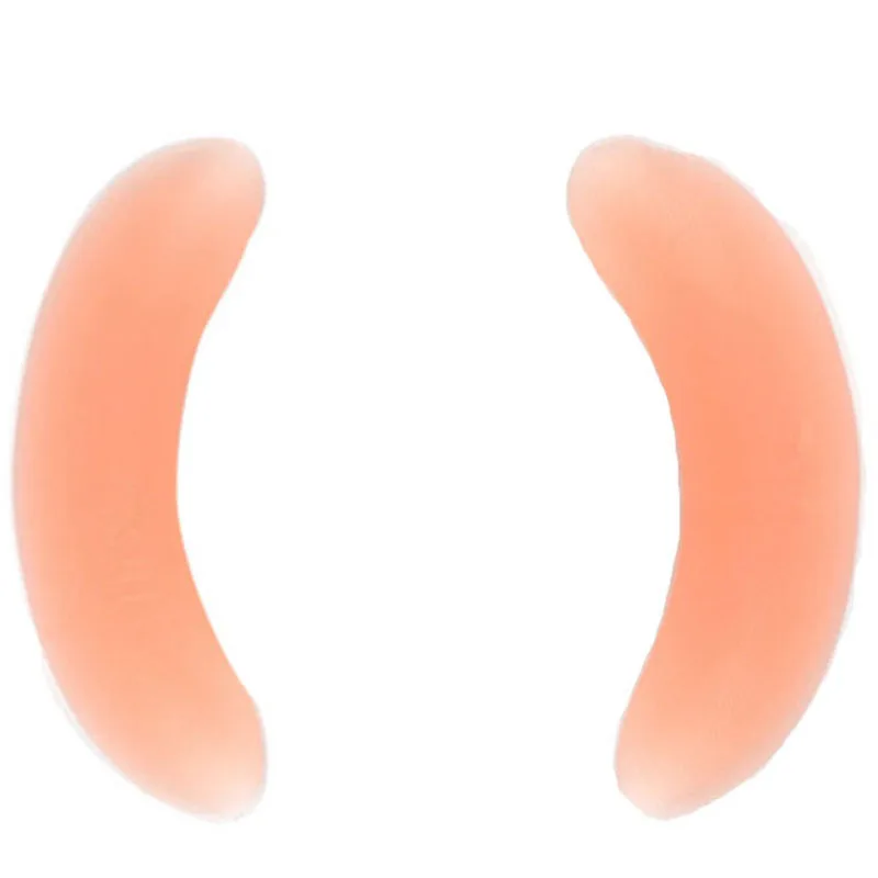 1 Пара простых силиконовых подушечек для бюстгальтера невидимые плотные