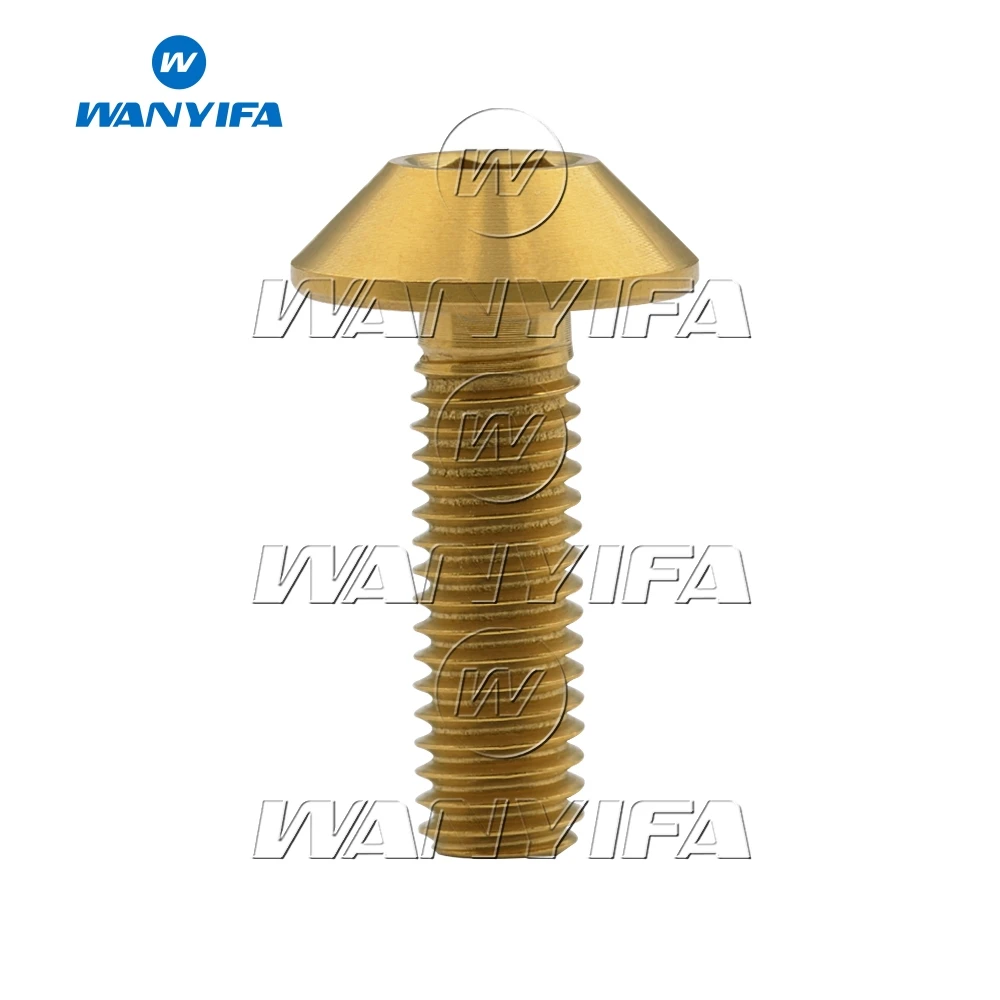 Титановые болты wanifa M6 x 12 15 20 мм винт с головкой зонта для велосипеда