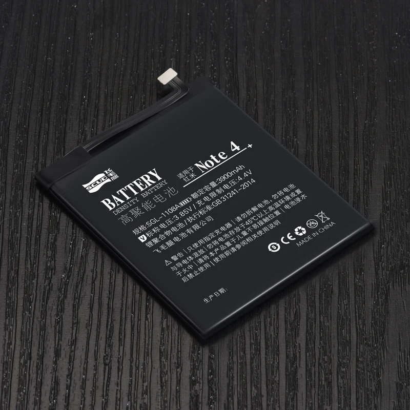 Для Xiaomi Redmi Note4 батарея новая для hongmi redmi note 4 Замена 3900mAh OEM SCUD литий XIAOMI