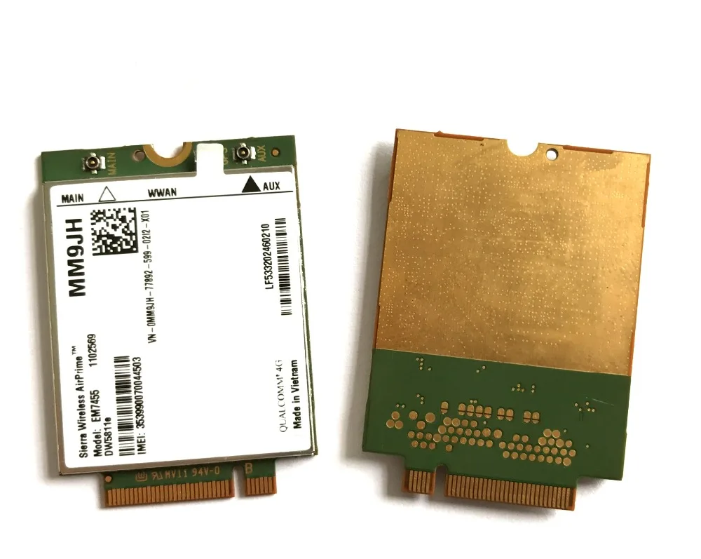 EM7455 DW5811e фотогалерея модуль 4G карта Cat6 для ноутбука Dell PN MM9JH|cat6| |