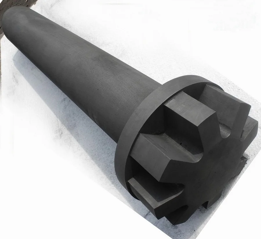 Rotor rod Dia 50mm Head szie 140-150mm graphite rotor and shaft for degassing in aluminium industry/graphite | Обустройство дома
