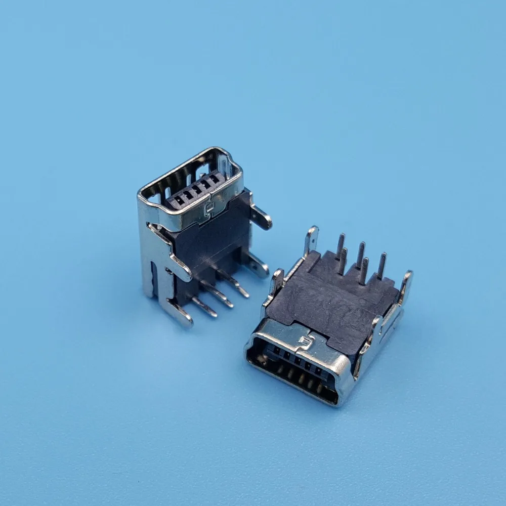 100 шт. коннектор для монтажа на печатную плату 5pin 4 ножки | Обустройство дома