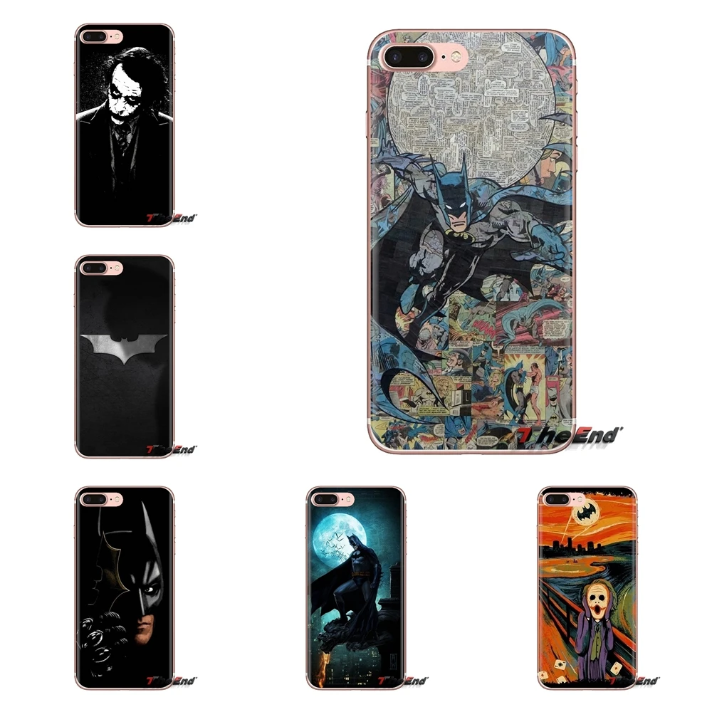 Мягкий чехол с логотипом Arkham Origins Joker Batman для Sony Xperia Z Z1 Z2 Z3 Z5 compact M2 M4 M5 C4 E3 T3 XA Huawei Mate 7