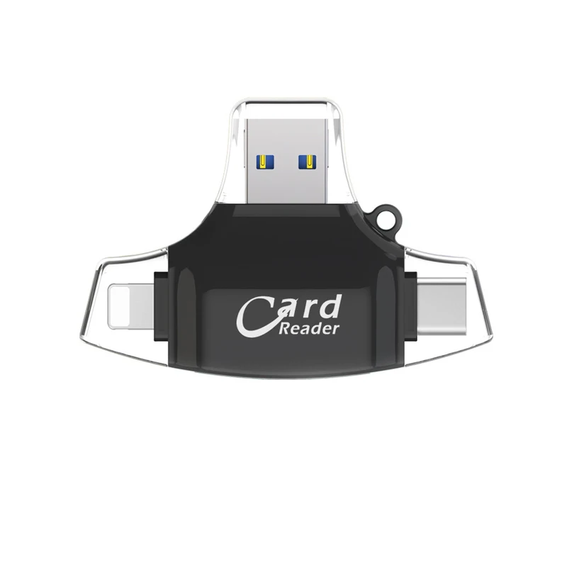Адаптер для телефона 4 в 1 USB 3 0 type-C lightning IOS Huawei | Мобильные телефоны и аксессуары