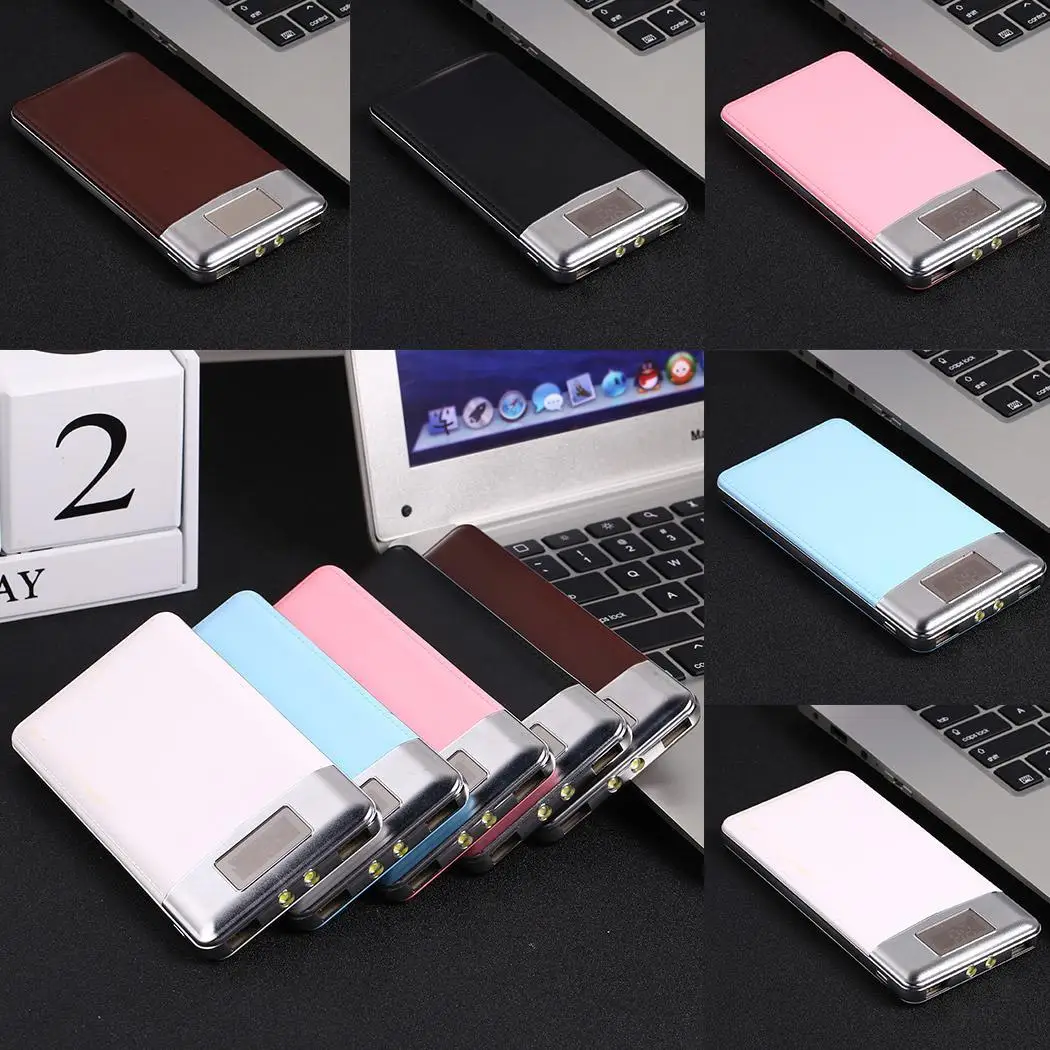 20000 мАч общий Портативный двойной USB внешний Литий полимерный аккумулятор для