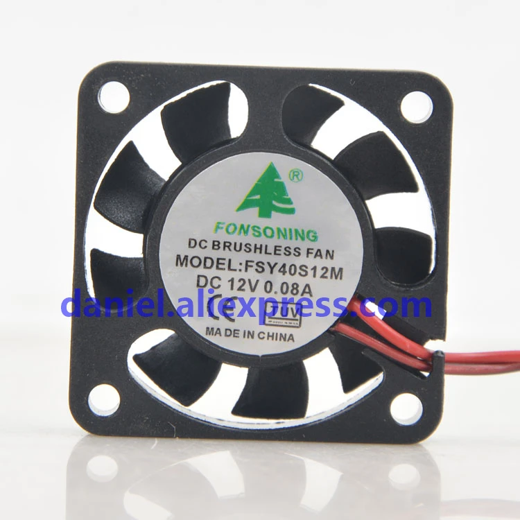 FONSONING 4 см FSY40S12M 12V 0.08A 4010 зарядное устройство инвертор вентилятор