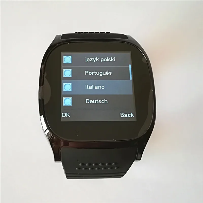 T8 Bluetooth Смарт часы с камерой музыкальный плеер Facebook Whatsapp Синхронизация SMS Smartwatch поддержка SIM TF карта для Android PK DZ09