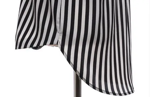 OL Women's Shirts Full Sleeve Striped Pleated Vetement Femme V-neck Top Women Slim Was Thin Ladies Office Formal Shirt |