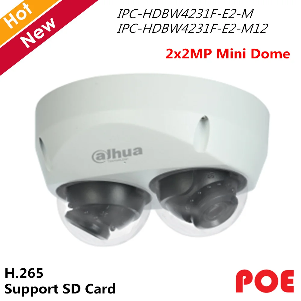 Dahua панорамная камера 2 Мп ИК Мини купольная IP камера H.265 интеллектуальная поддержка обнаружения POE и sd-карта камера безопасности