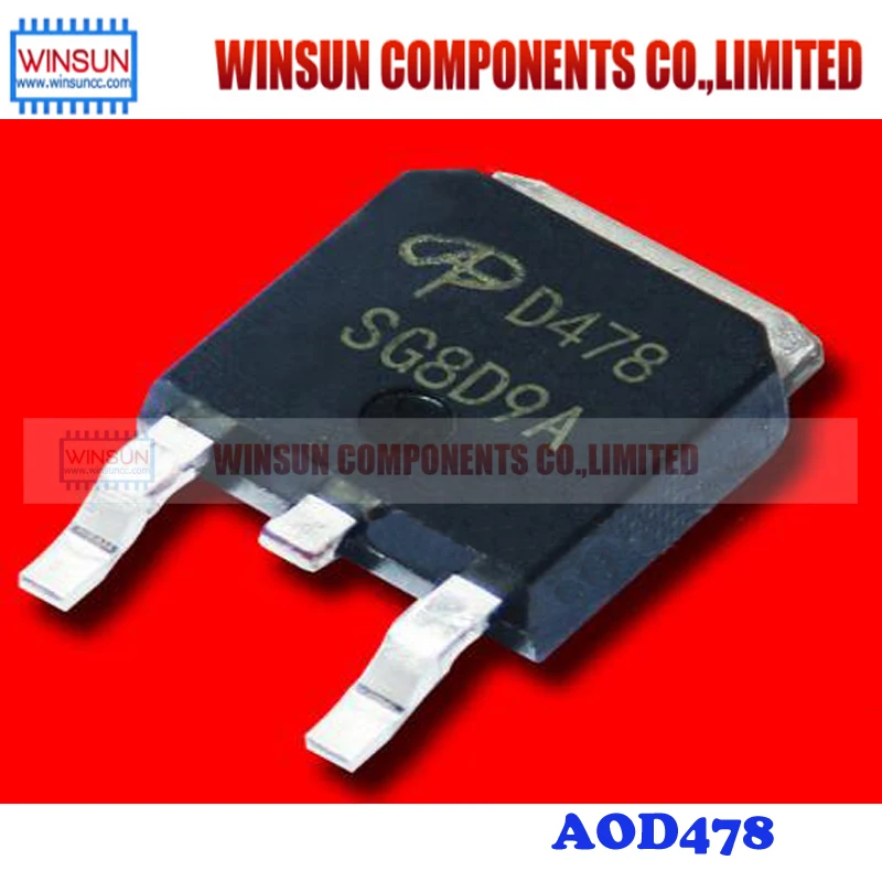 200 шт./лот AOD478 SOT252 D478 к 252 SMD новый МОП транзисторы в наличии|Соединители| |