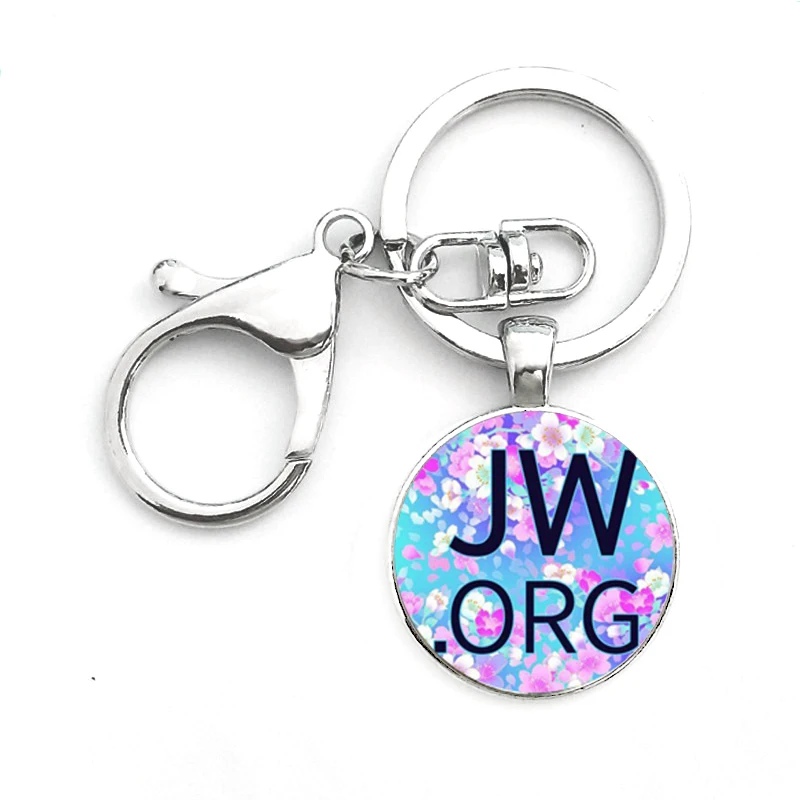 Цепочка для ключей Suteyi JW.ORG цепочка брелок со стеклянным кабошон с фото держатель