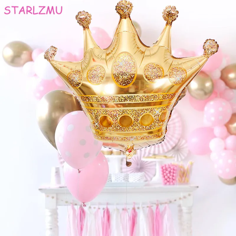 STARLZMU 40 &quotКорона шар Baby Shower украшения шары в форме принцесс на день рождения для
