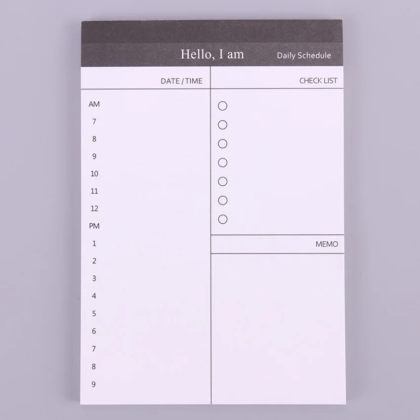 Книга сообщений деловой ежедневник планировщик блокнот Filofax школьные милые офисные принадлежности канцелярские принадлежности - Цвет: DAILY SCHEDULE