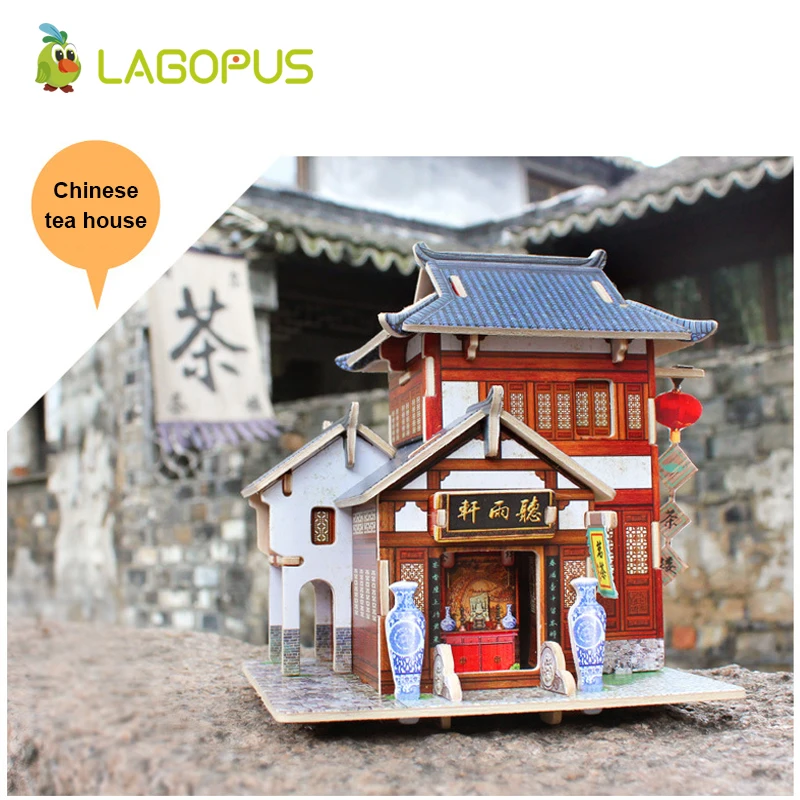 Lagopus 3D головоломка DIY Головоломка для раннего обучения детей образовательная