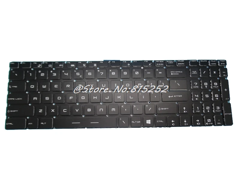 Crystal Keycap для MSI GT73VR 6RE 013CN 6RF 094CN MS 17A1 7RE 7RF США с красочной подсветкой/без подсветки