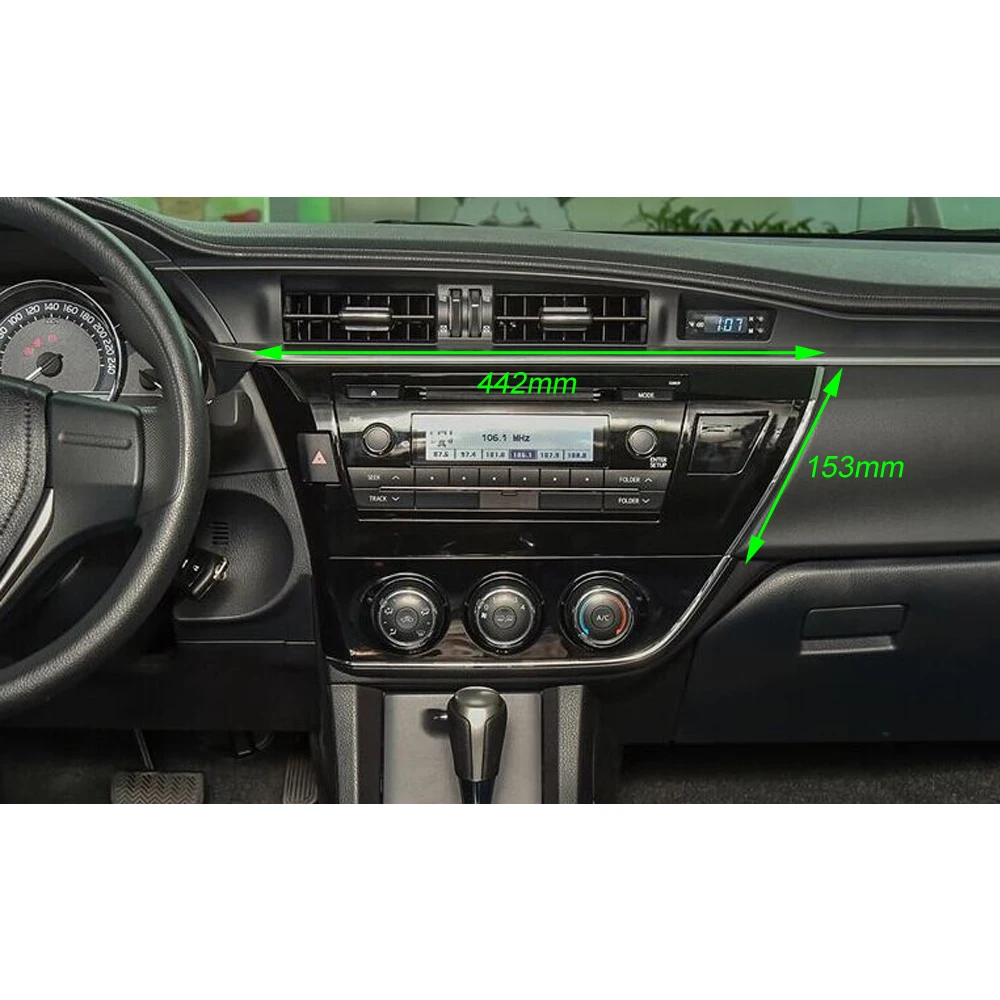 

Sinosmart Car Radio for Toyota Levin Corolla 2014-2016 Left Right Hand Driving GPS Navigation 2.5D IPS/QLED Screen 8 Core,DSP