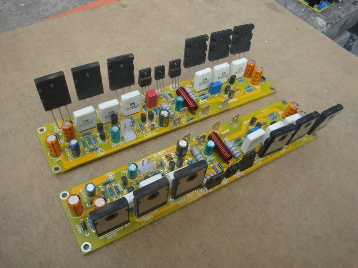 Зеркальная симметричная конструкция мощная трубка C5200 aeas + 2SC5171 2SA1930 нажимная L10