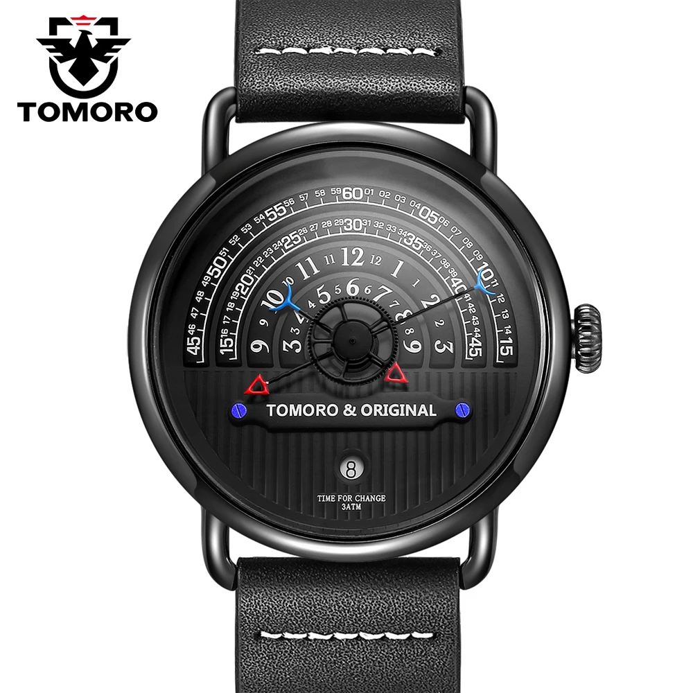 Оригинальные Самые креативные тактические уникальные часы TOMORO для чтения