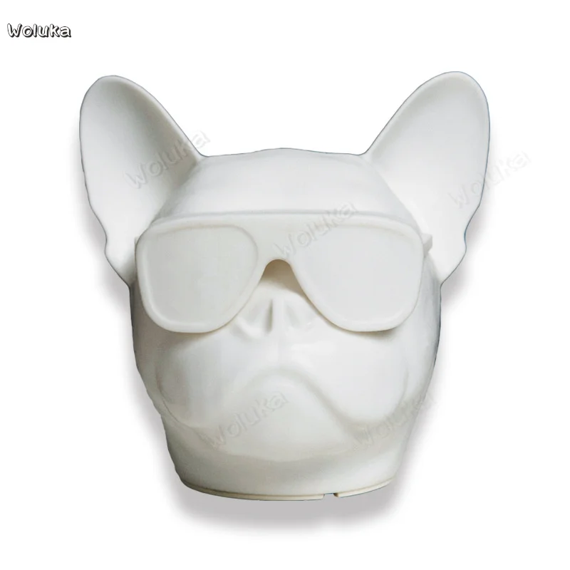 Силиконовый маленький ночник в виде бульдога с голосовым управлением мультяшный