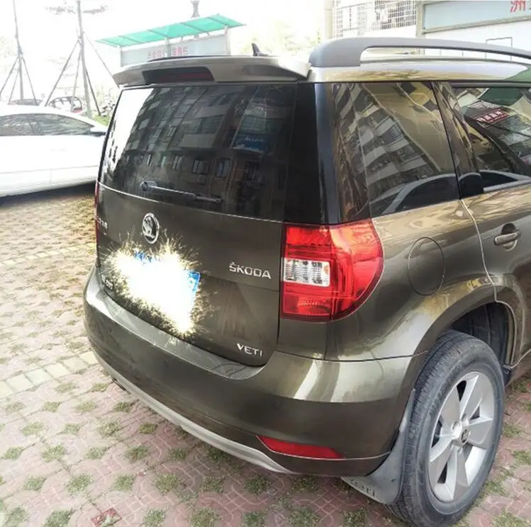 Неокрашенный автомобильный спойлер JIYONG для заднего крыла багажника Skoda Yeti 2014 2015