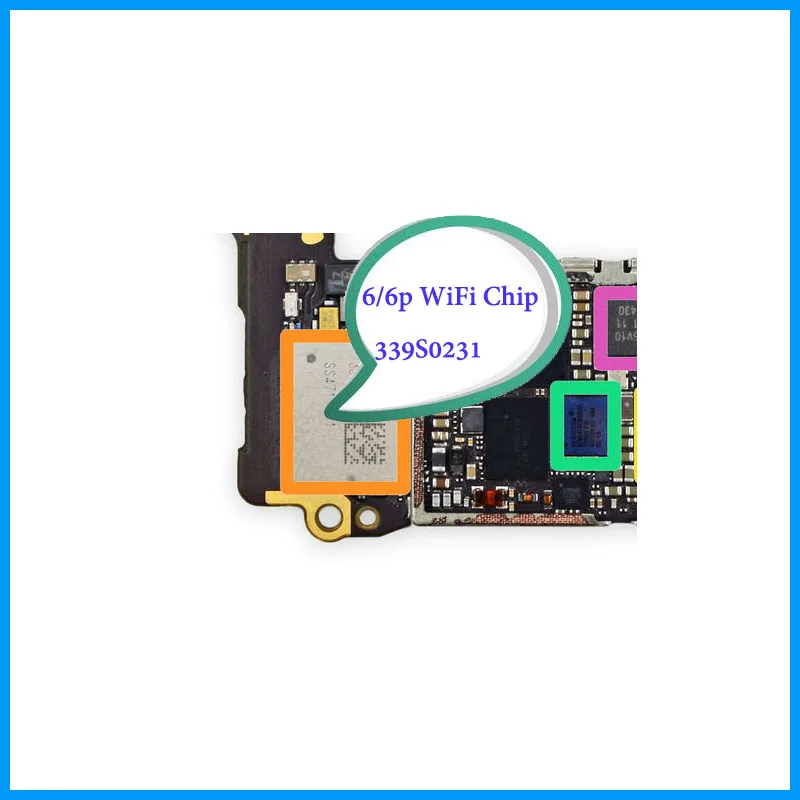 5 шт./лот оригинальный WLAN/BT для iphone 6 6plus Wi Fi низкотемпературный wifi модуль IC Chip|Платы
