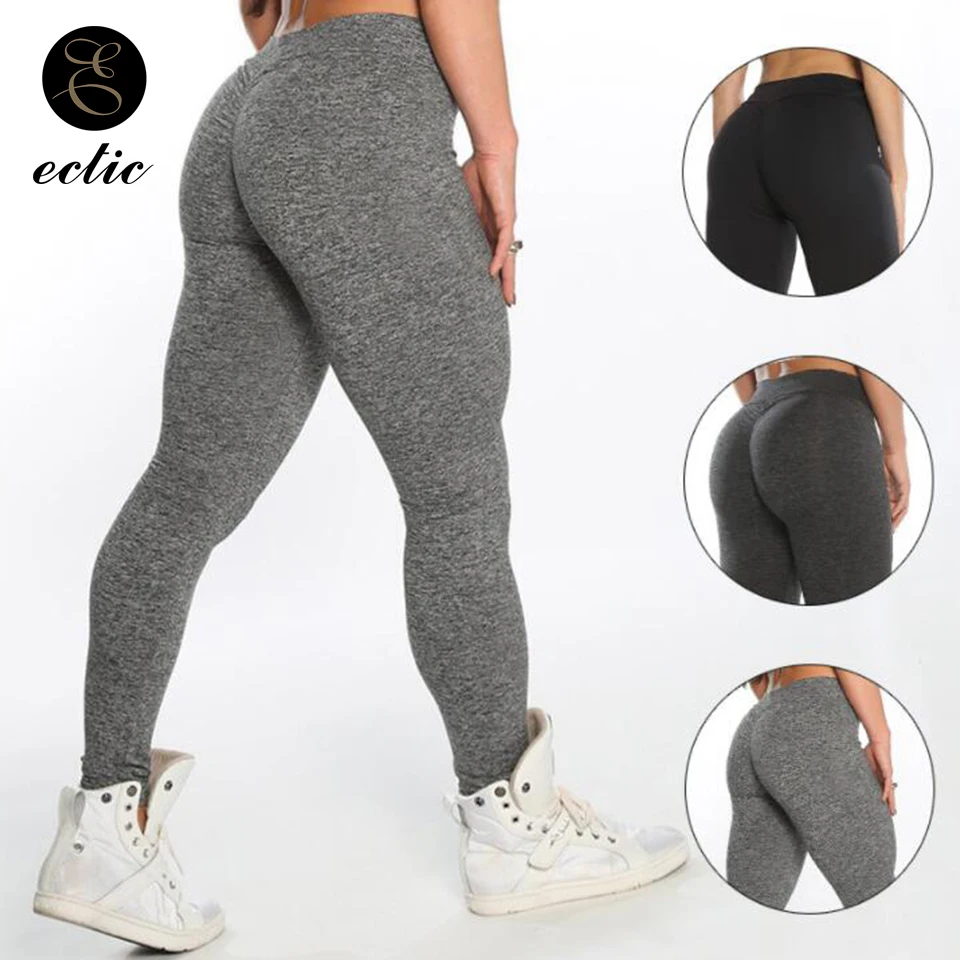 Booty раздавите леггинсы Mallas Deporte Mujer черные бесшовные прикладом подъема женский