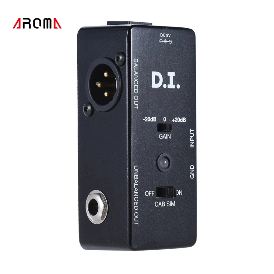 Арома AMX 5 шкаф симулятор DI Box гитарный эффект педаль передает гитарный/бас сигнал