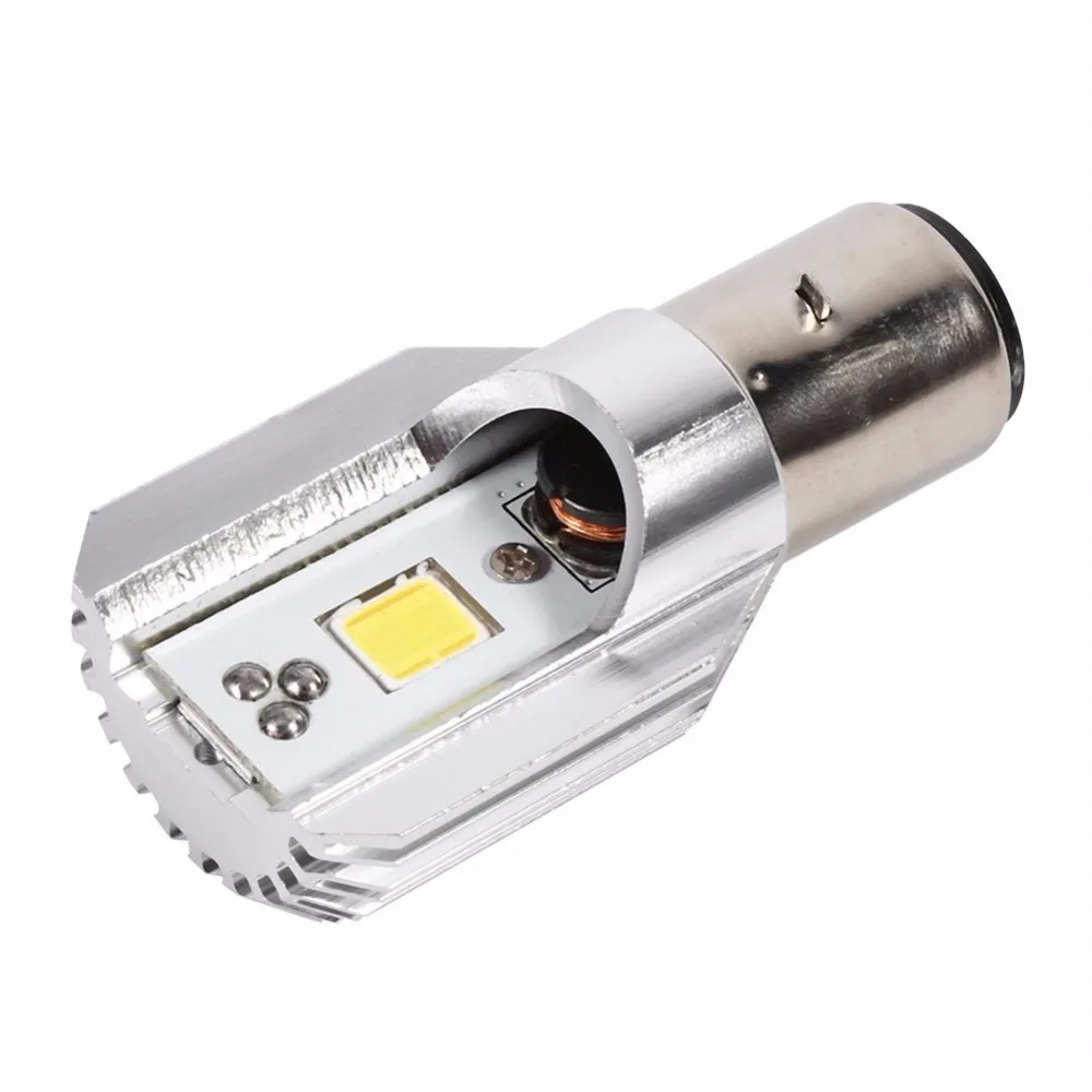HoldCY фара мотоцикла COB BA20D H6 лампа 12 Вт 6000 К Мотоцикл мопед скутер фары аксессуары DC