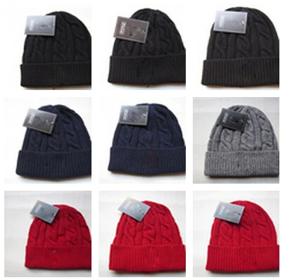 gift NEW!hot!!polo Beanies knitted hat 58CM to 65CM autumn winter caps for mens or womens outdoor cap /1000 color | Аксессуары для