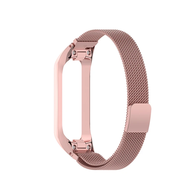 Smart Stainless Steel Bracelet Watch Strap For Samsung Galaxy fit e/SM-R375 Milanese Stainless Steel Wrist Strap Wristband