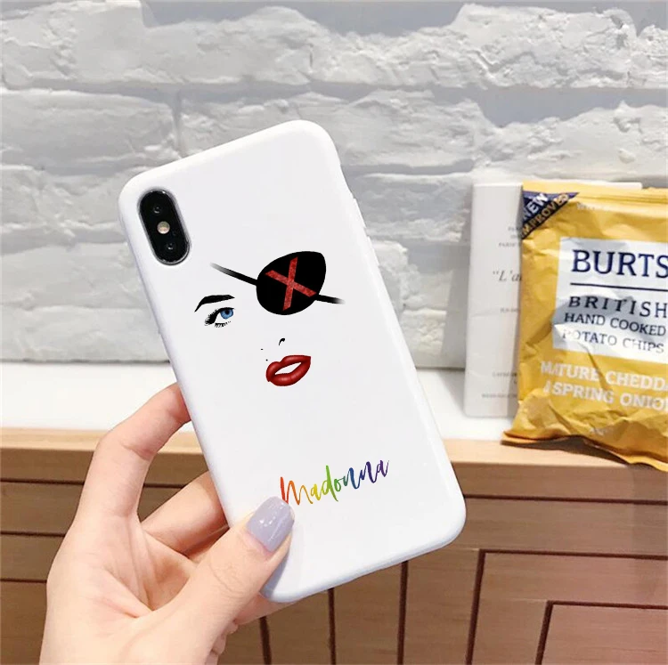 Чехол для телефона madonna madame x для iPhone X 7 Plus XS 10 чехол силиконовый чехол для телефона для iPhone 6S 8 6 Plus XS Max 11 чехол s - Цвет: BHSR-22095