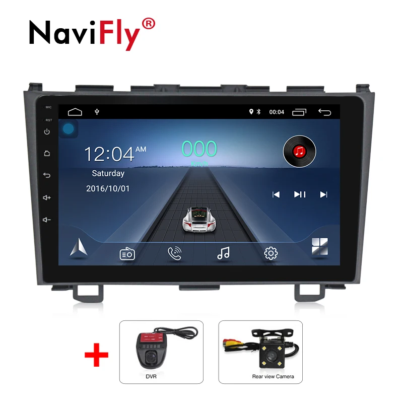 " Android 8,1 автомобильный Радио мультимедийный плеер gps навигация для Honda CRV CR-V 3 2007-2011 радио видеокамера BT wifi RDS