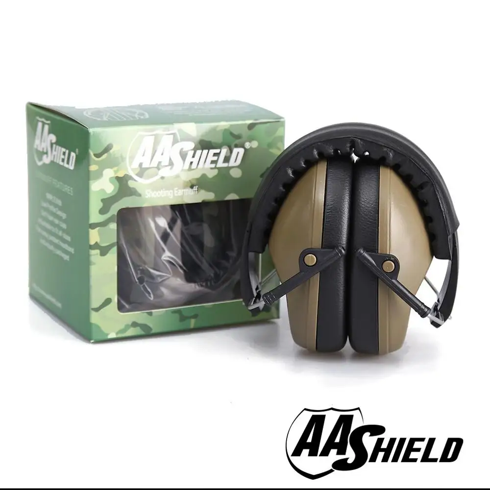 

AA Shield Soundproofing Mini Ear Muff Shooting Hearing Protector Noise Reduction Tools 25.8DB Color OD Reduce DB