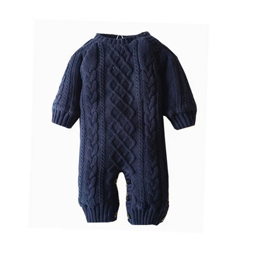 TST0038blue Детский утепленный Теплый Мягкий комбинезон на осень и зиму; модная детская одежда из хлопка; ATST0038 - Цвет: TST0038blue