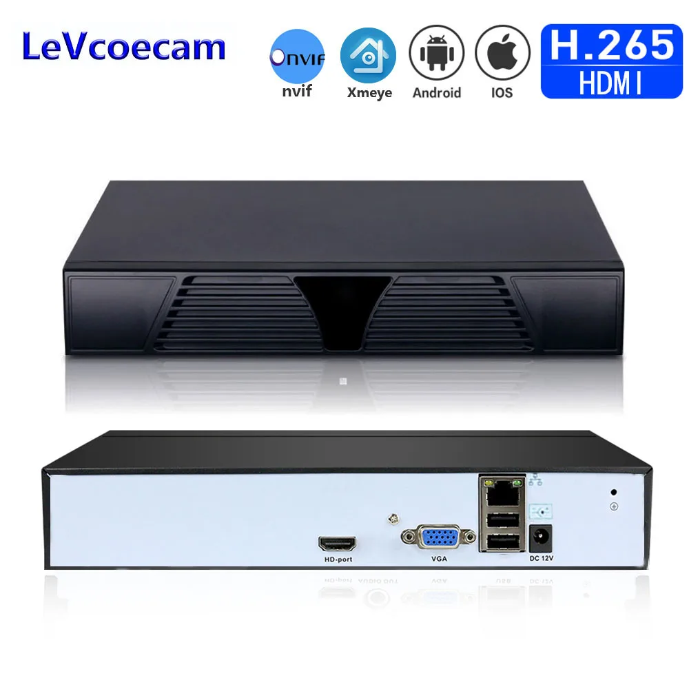 Full HD 1080P 8 канальный CCTV Системы 2MP металлическая уличная IP Камера H.265 NVR DVR Kit HDMI P2P и