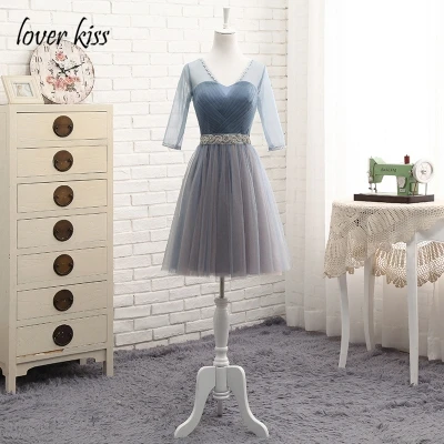 Lover Kiss Свадебные платья подружки невесты Bruidsmeisjes Jurken свадебное платье для выпускного вечера плюс длинные платья подружек невесты vestido de festa - Цвет: picture color