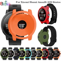 protector case for xiaomi huami amazfit 22s stratos full case soft silicone protective case for amazfit 2 stratos watch frame
