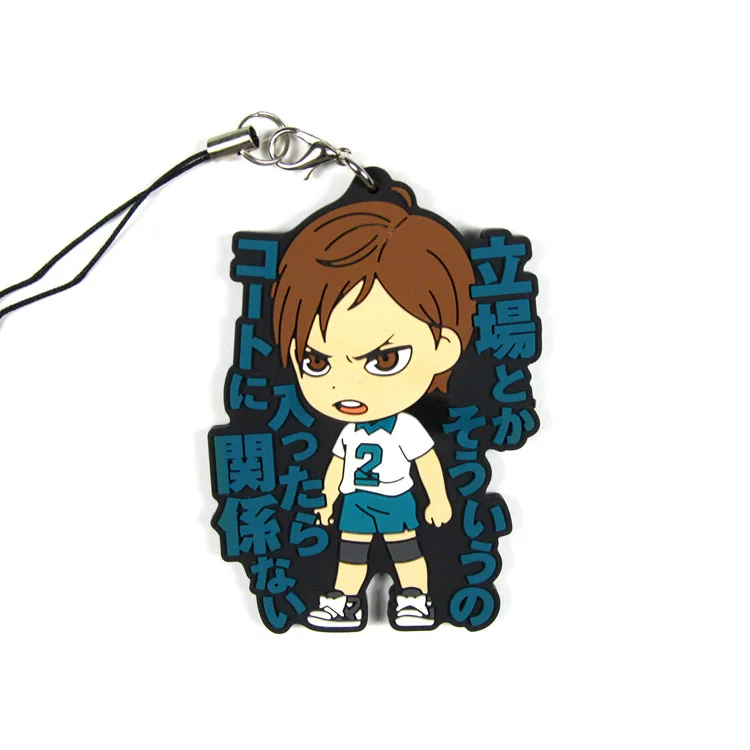 Кошмарным аниме брелок Oikawa Tooru Kozume Kenma Kuroo Tendo Сатори Koutarou Хината каучуковый