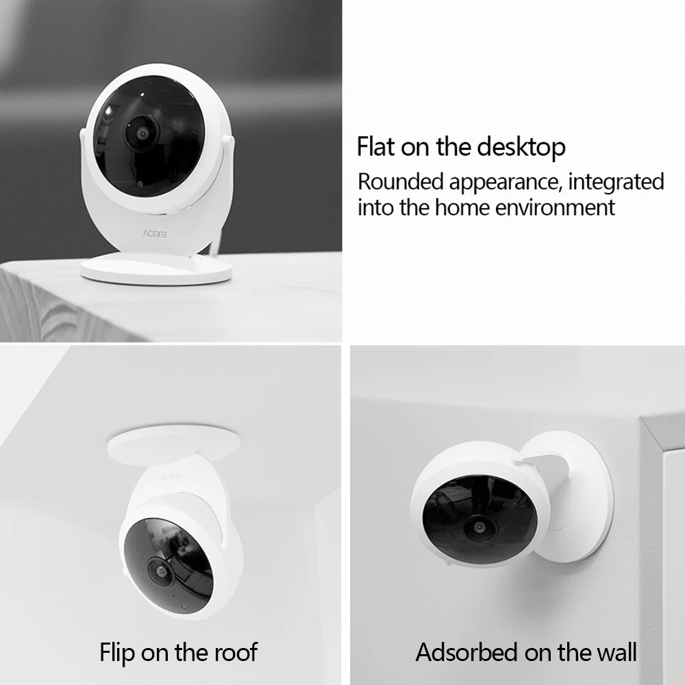 Оригинальный Xiaomi Aqara Mijia IP Cam G2 1080 P шлюз Функция 180 градусов HD FOV связь приложение