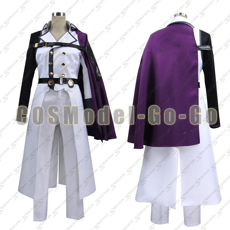 Костюм для косплея с накидкой и перчатками Кроули | Тематическая одежда униформа