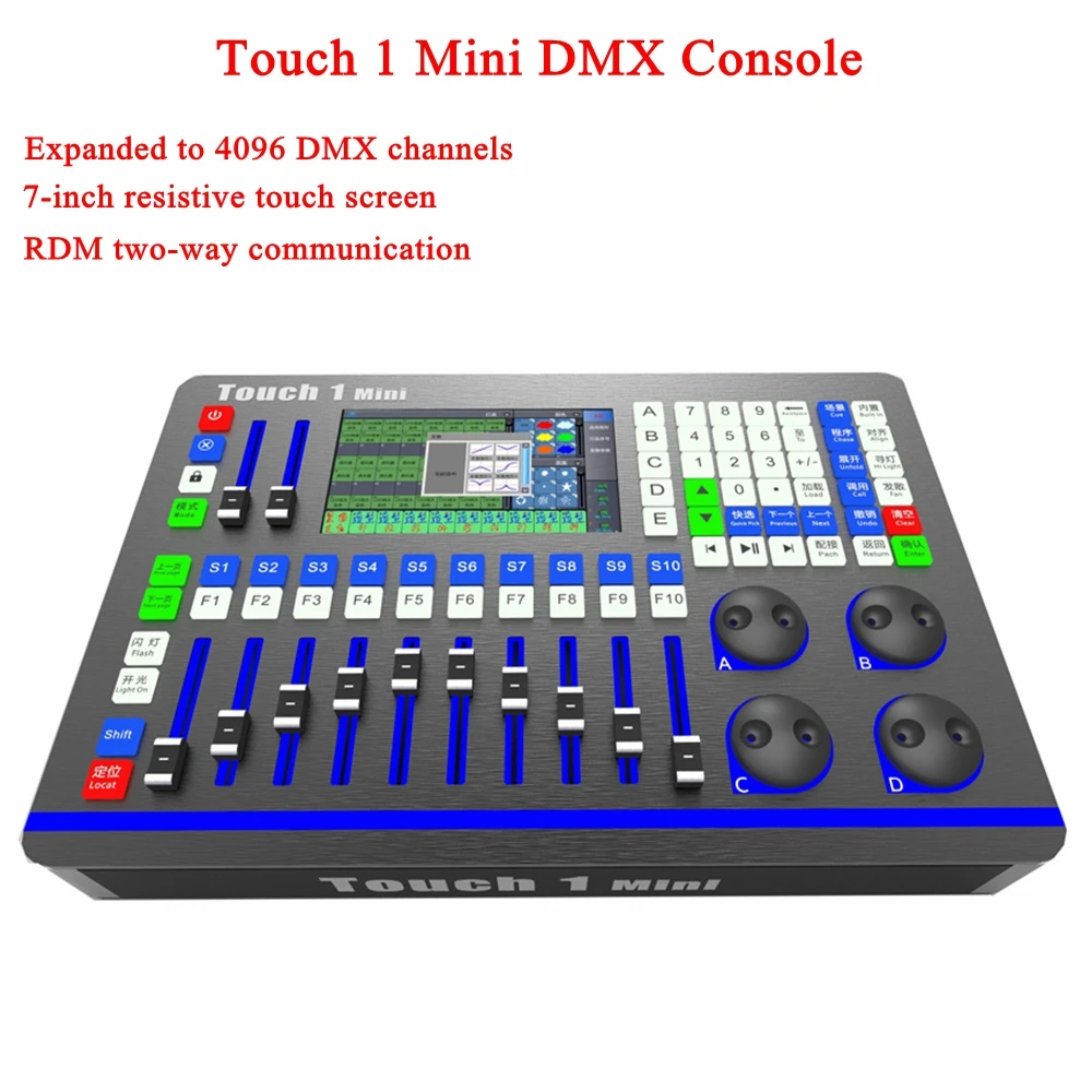 Сценическое освещение сенсорный 1 MX DMX контроллер диджей оборудование DMX512