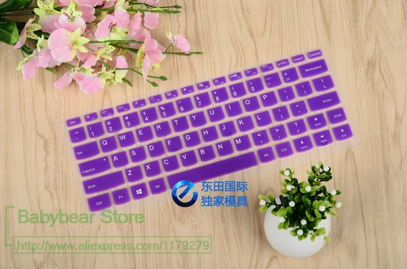 purple Защитный чехол для клавиатуры, силиконовый чехол, новинка года для lenovo Ideapad 310-14Ikb V310-14Ikb Yoga 710-14 710-14Isk 710 14 дюймов - Цвет: purple