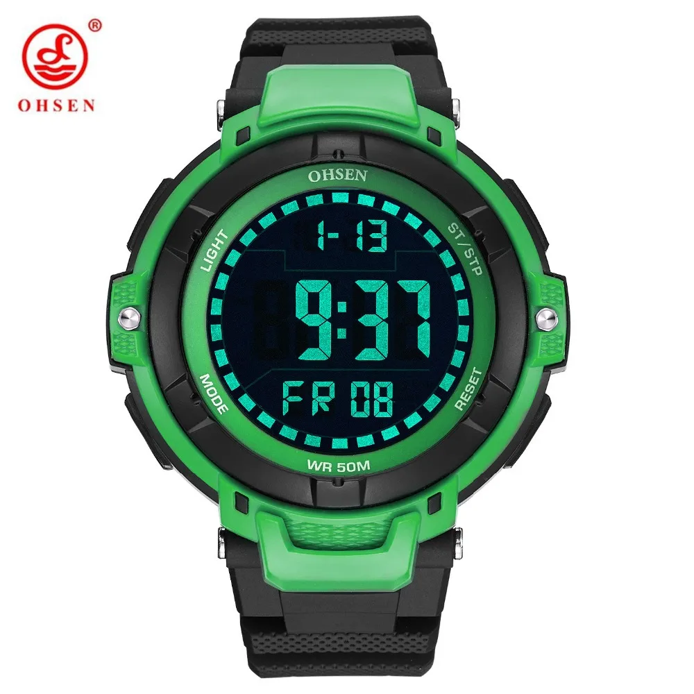 Новые Horloge модные Лидирующий бренд OHSEN светодиодные цифровые часы мужские