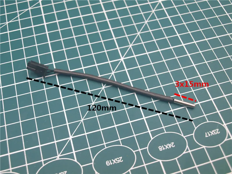 1 шт. NTC3950 цилиндрический термистор картридж 100 к для V6 hotend Reprap Prusa i3 3D принтеры
