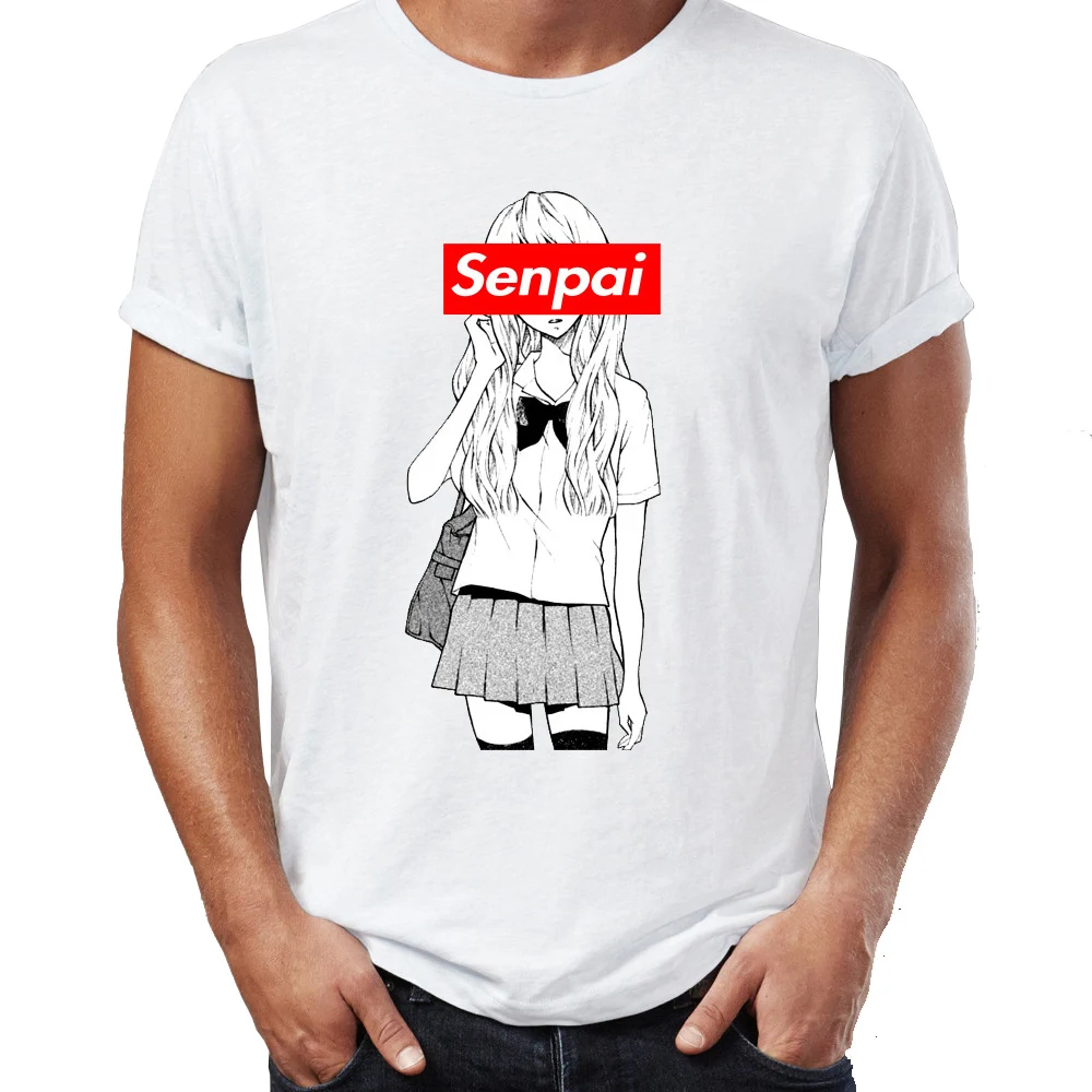 Футболка Манга Аниме Waifu Kawaii Senpai Weeb Забавный отаку Awesome Artsy печатных