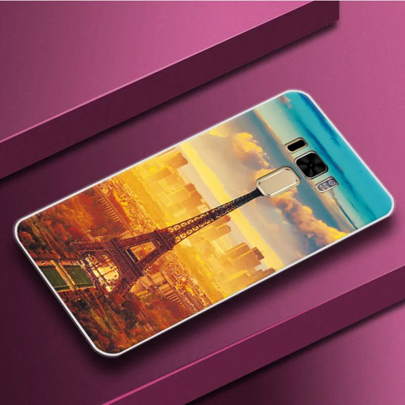 Exotic Natural Landscape Soft TPU Phone Case For ASUS ZenFone 3 Laser Back Cover Silicone Asus Zenfone ZC551KL 5.5" |