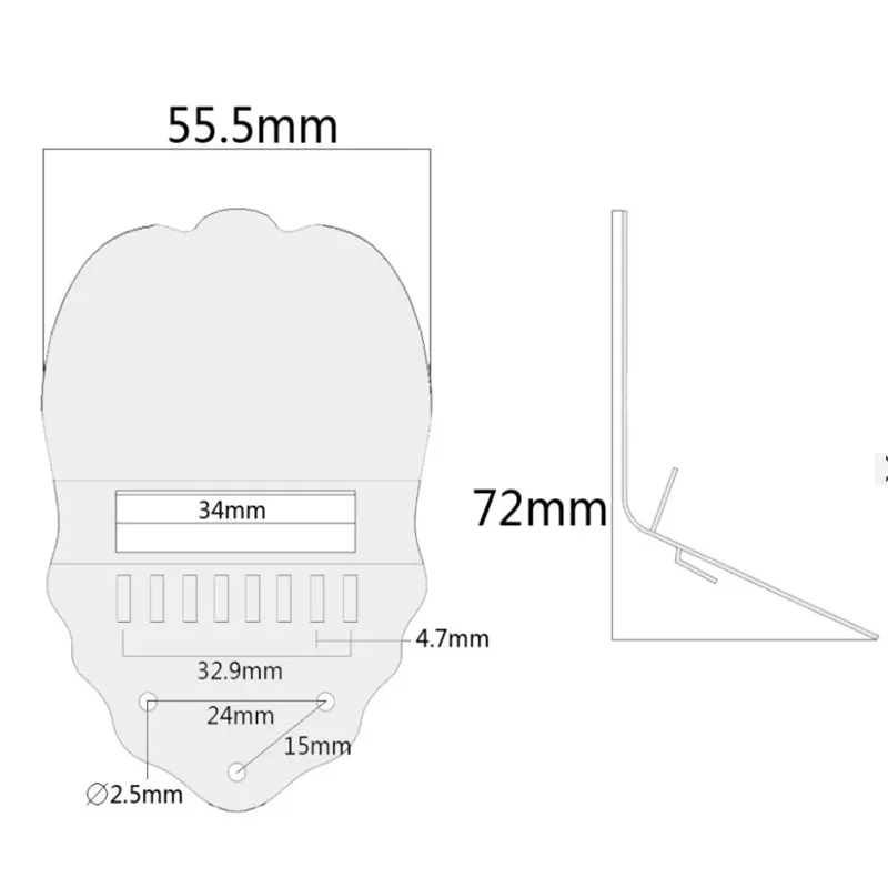 Профессиональный Гитары Запчасти Интимные аксессуары полукруг золотистые